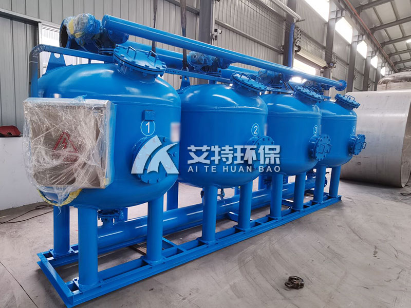 硅基新材料循环水系统：配套使用浅层砂过滤器防止水垢、堵塞