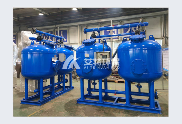 砂石+叠片过滤器：滴灌喷灌农用一体化大流量过滤设备