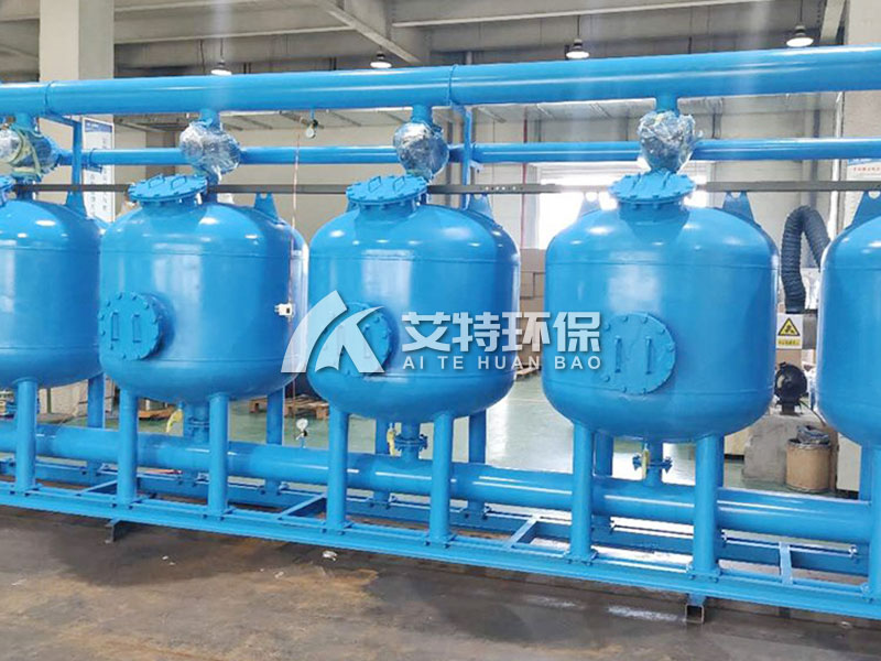 20万吨/年苯乙烯循环水旁滤罐：浅层砂过滤器提高水质、降低浊度