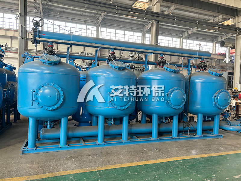 冷却塔浅层砂过滤器是如何进行过滤？